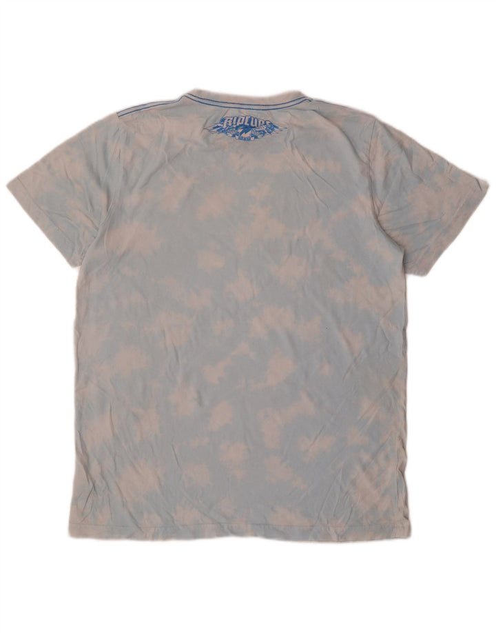 Rip Curl Mens Graphic T-Shirt Top XL Blue Tie Dye Cotton