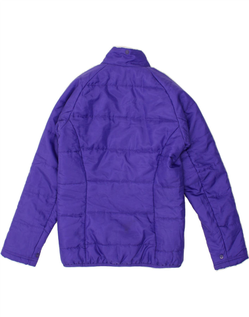 ADIDAS Girls Padded Jacket 11-12 Years Purple Polyester | Vintage Adidas | Thrift | Second-Hand Adidas | Used Clothing | Messina Hembry 