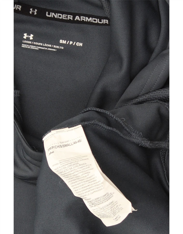 Under Armour Mens Hoodie Jumper Small Grey Polyester
