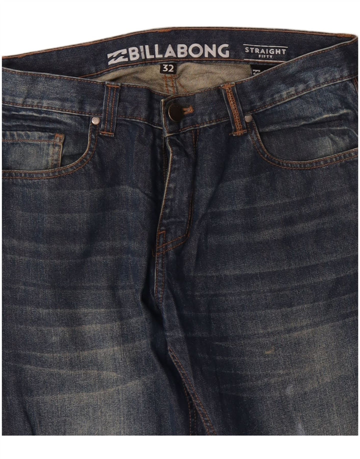 Billabong Mens Straight Jeans W32 L32 Blue Cotton