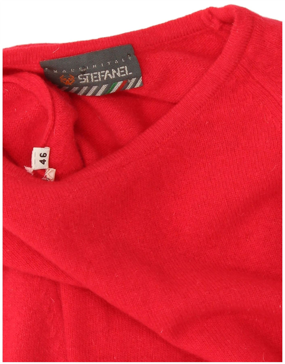 Stefanel Womens Crew Neck Jumper Sweater IT 46 Large Pink
