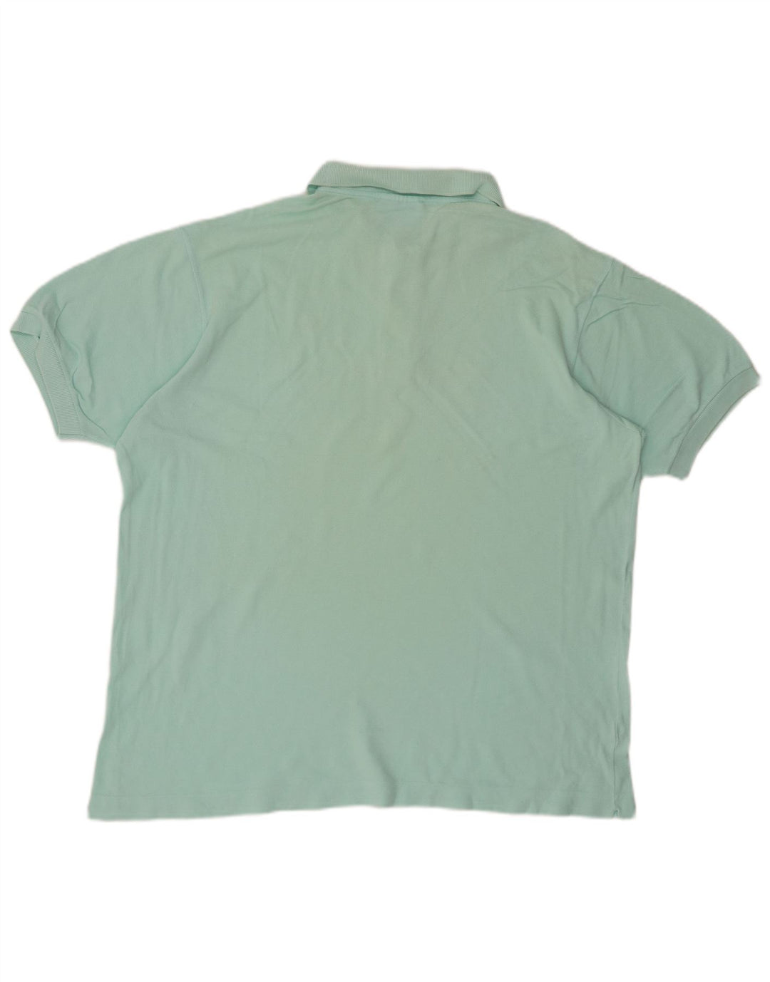 LACOSTE Mens Polo Shirt Size 6 XL Turquoise Cotton