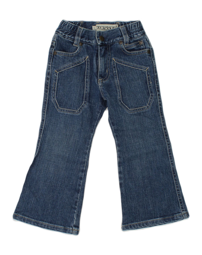 JECKERSON Baby Girls Bootcut Jeans 9-12 Months W20 L14 Blue Cotton | Vintage Jeckerson | Thrift | Second-Hand Jeckerson | Used Clothing | Messina Hembry 