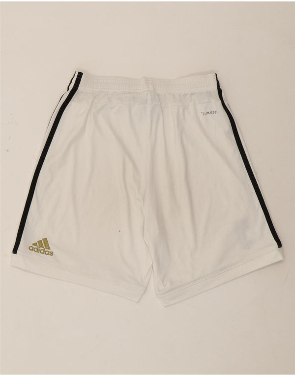 Adidas Womens Juventus Sport Shorts UK 8 Small White Polyester