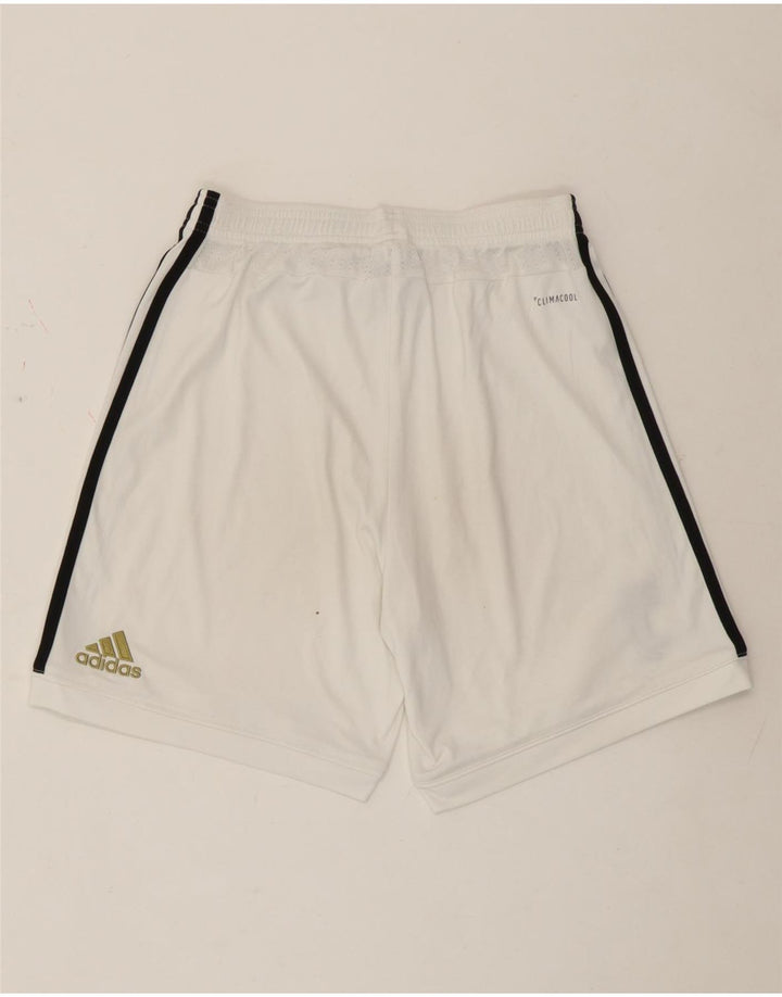 Adidas Womens Juventus Sport Shorts UK 8 Small White Polyester