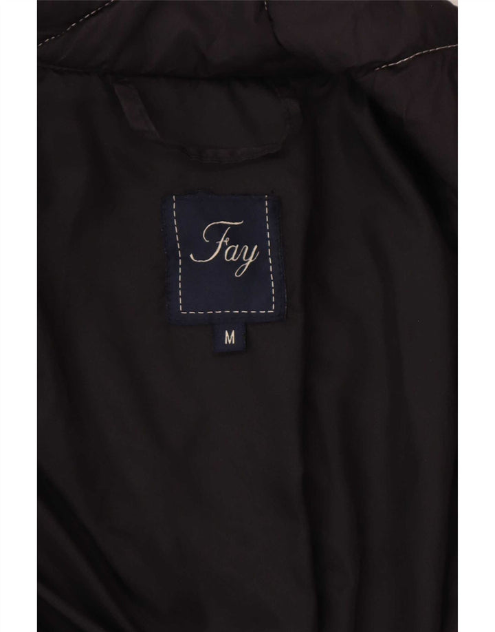 Fay Womens Padded Coat UK 14 Medium Black