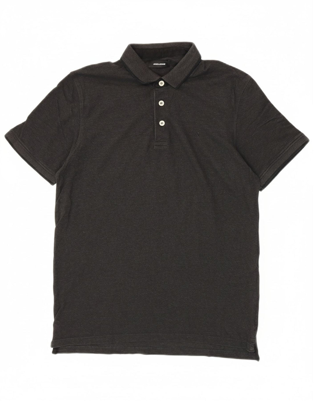 JACK & JONES Mens Polo Shirt XL Grey Cotton