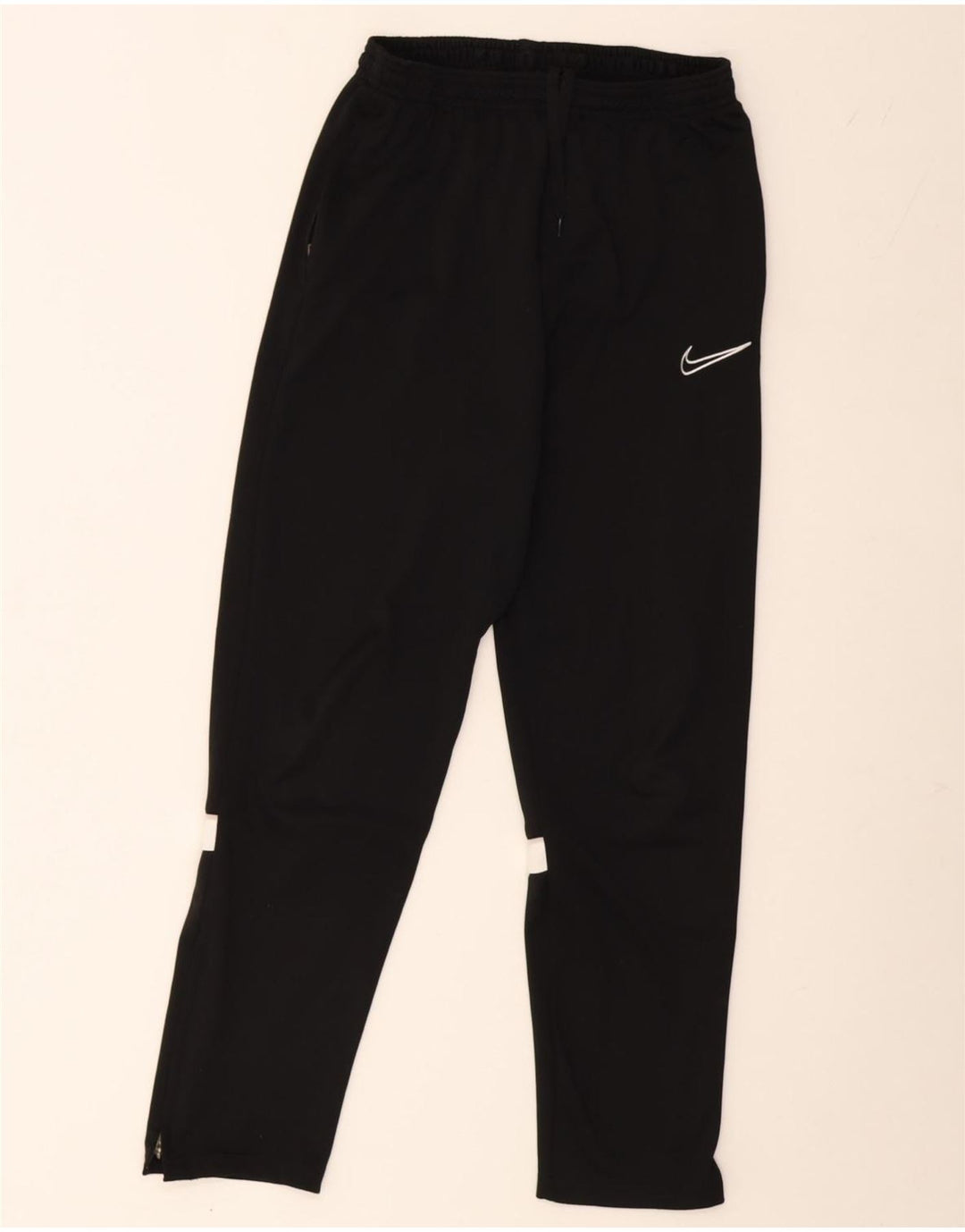 Nike Boys Tracksuit Trousers 13-14 Years XL Black Colourblock Polyester