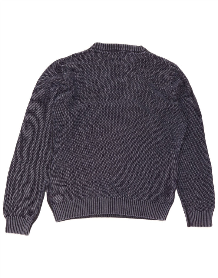 Mistral Mens Crew Neck Jumper Sweater XL Navy Blue Cotton