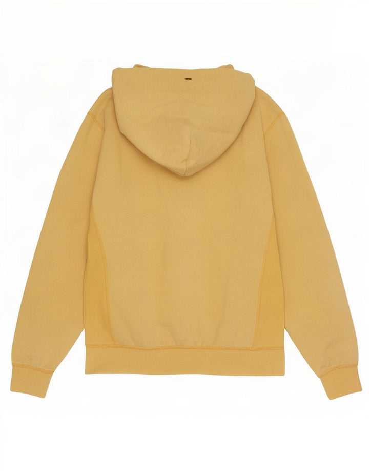 Champion Mens Graphic Hoodie Jumper Large Yellow