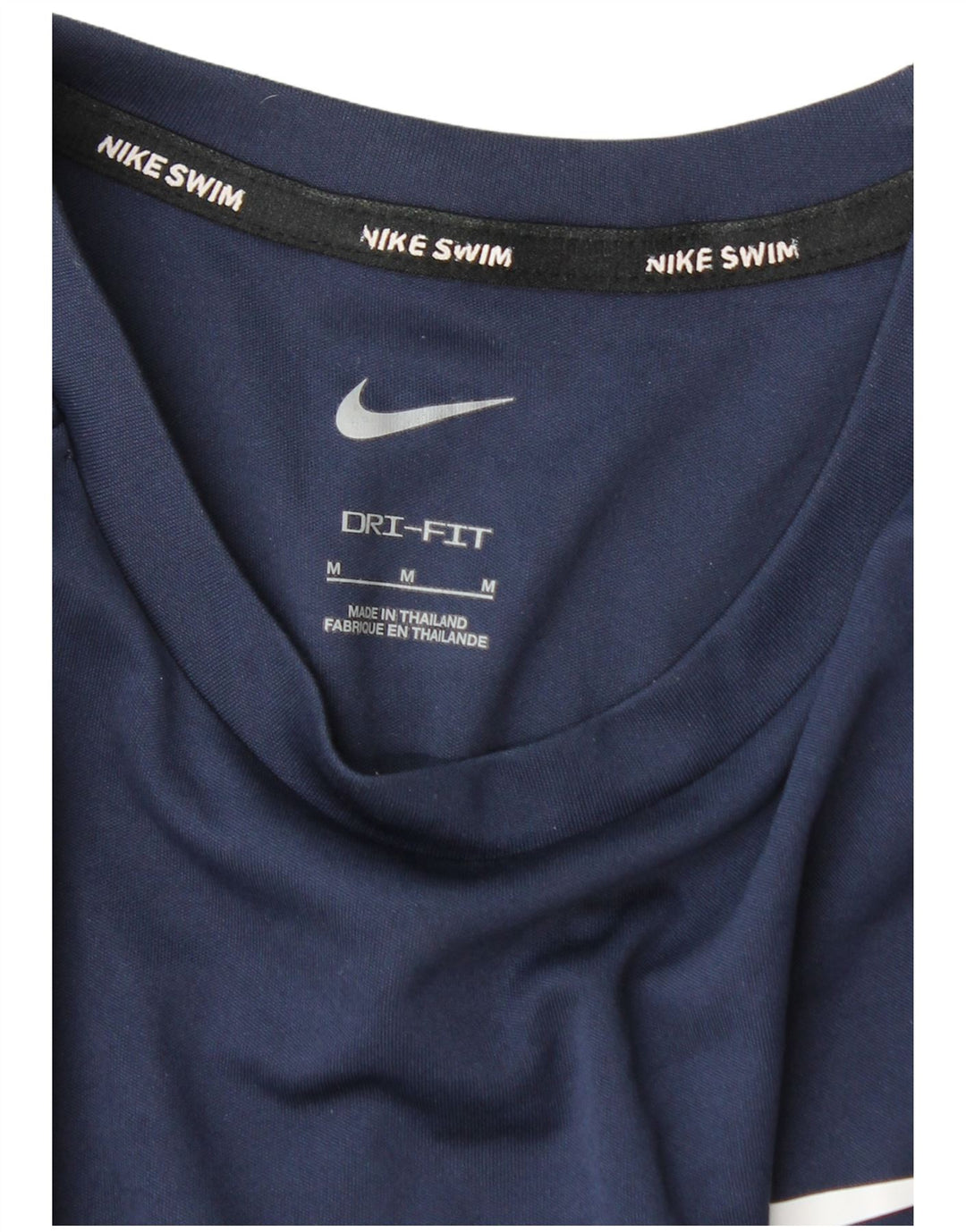 Nike Mens Dri Fit Top Long Sleeve Medium Navy Blue