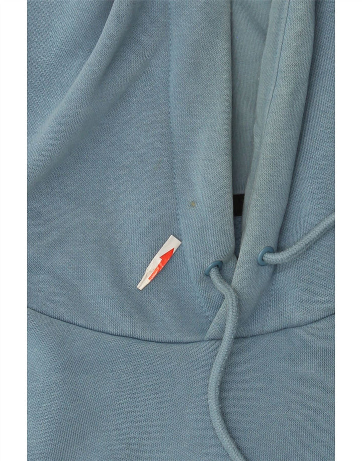 Puma Mens Hoodie Jumper Small Blue Cotton