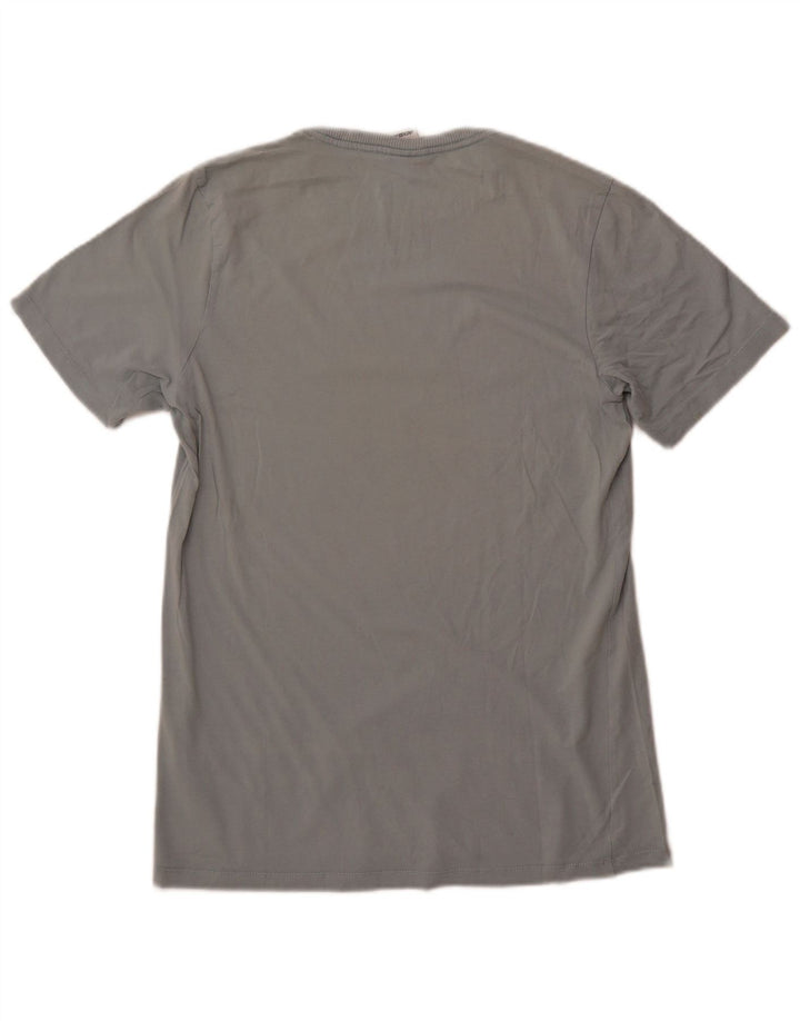 JACK & JONES Mens Graphic T-Shirt Top Small Blue Cotton