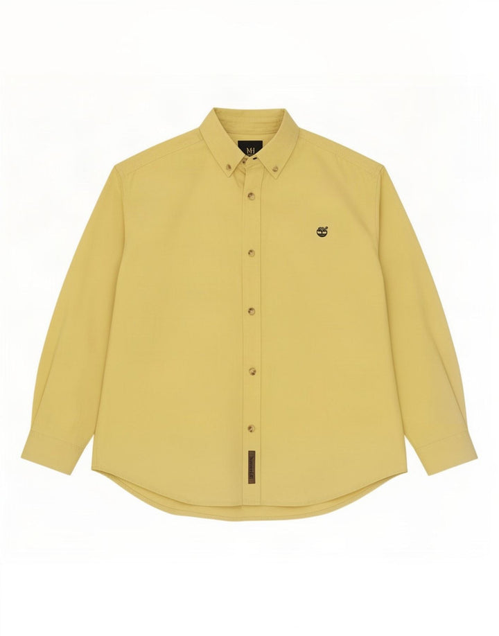 Timberland Boys Shirt 9-10 Years Yellow Cotton