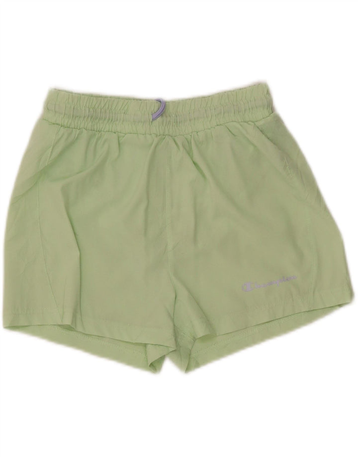 CHAMPION Girls Sport Shorts 14-15 Years  Green Polyester Vintage Champion and Second-Hand Champion from Messina Hembry 