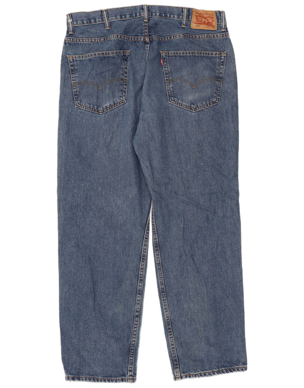 Levi's Mens 550 Relaxed Fit Straight Jeans W38 L32 Blue Cotton