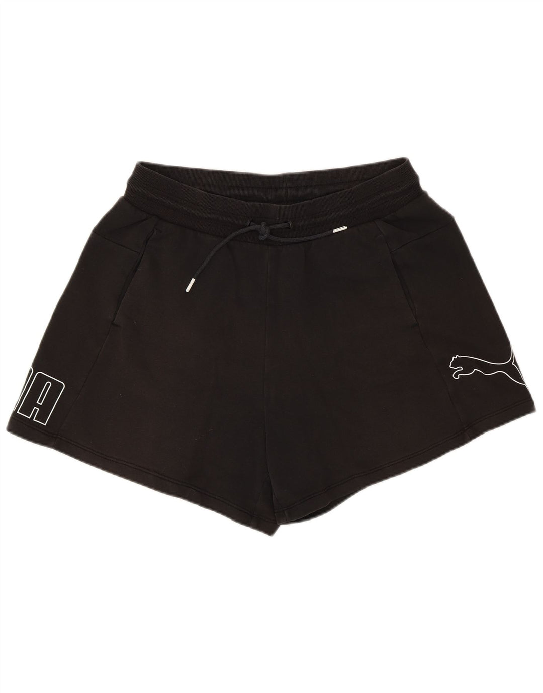 Puma Womens Graphic Sport Shorts Large Black