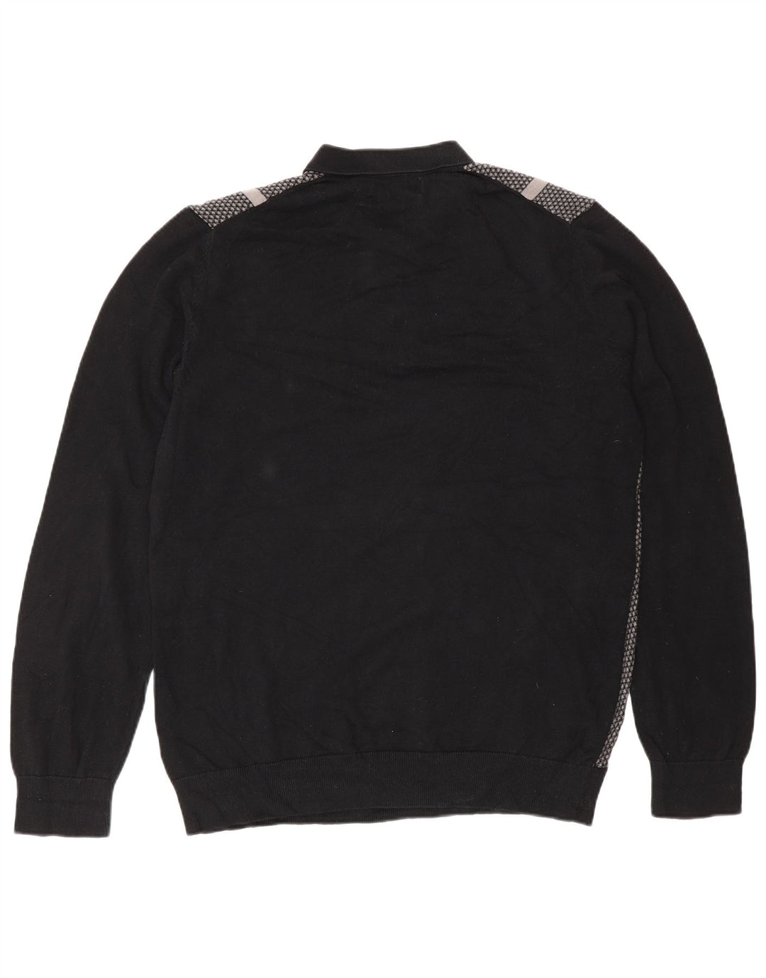 Marks & Spencer Mens Autograph Polo Neck Jumper Sweater Large Black