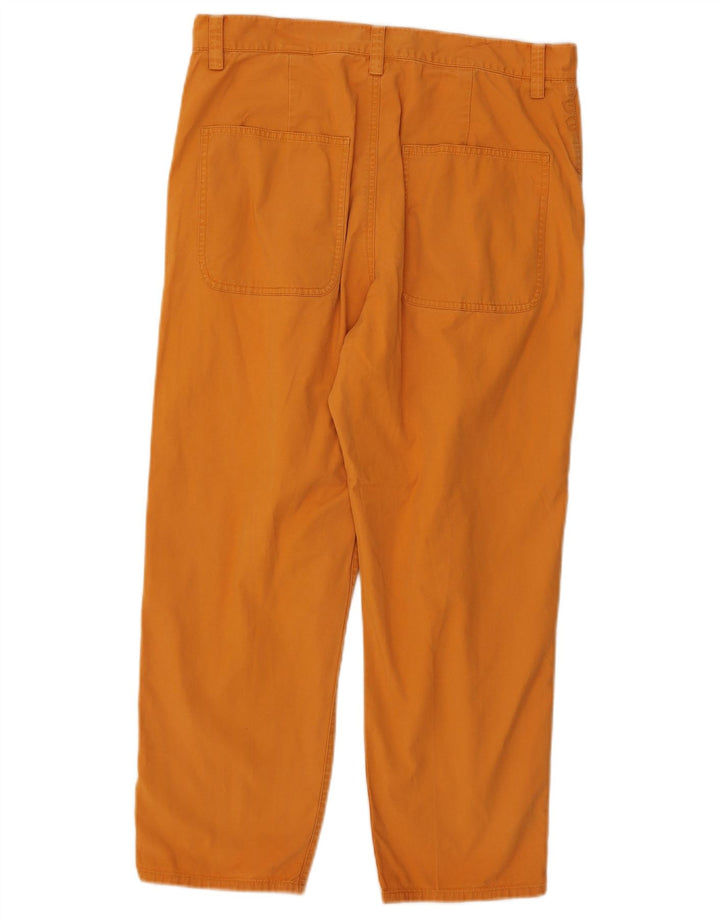 Cos Womens Pegged Cropped Trousers EU 38 Medium W32 L23 Yellow