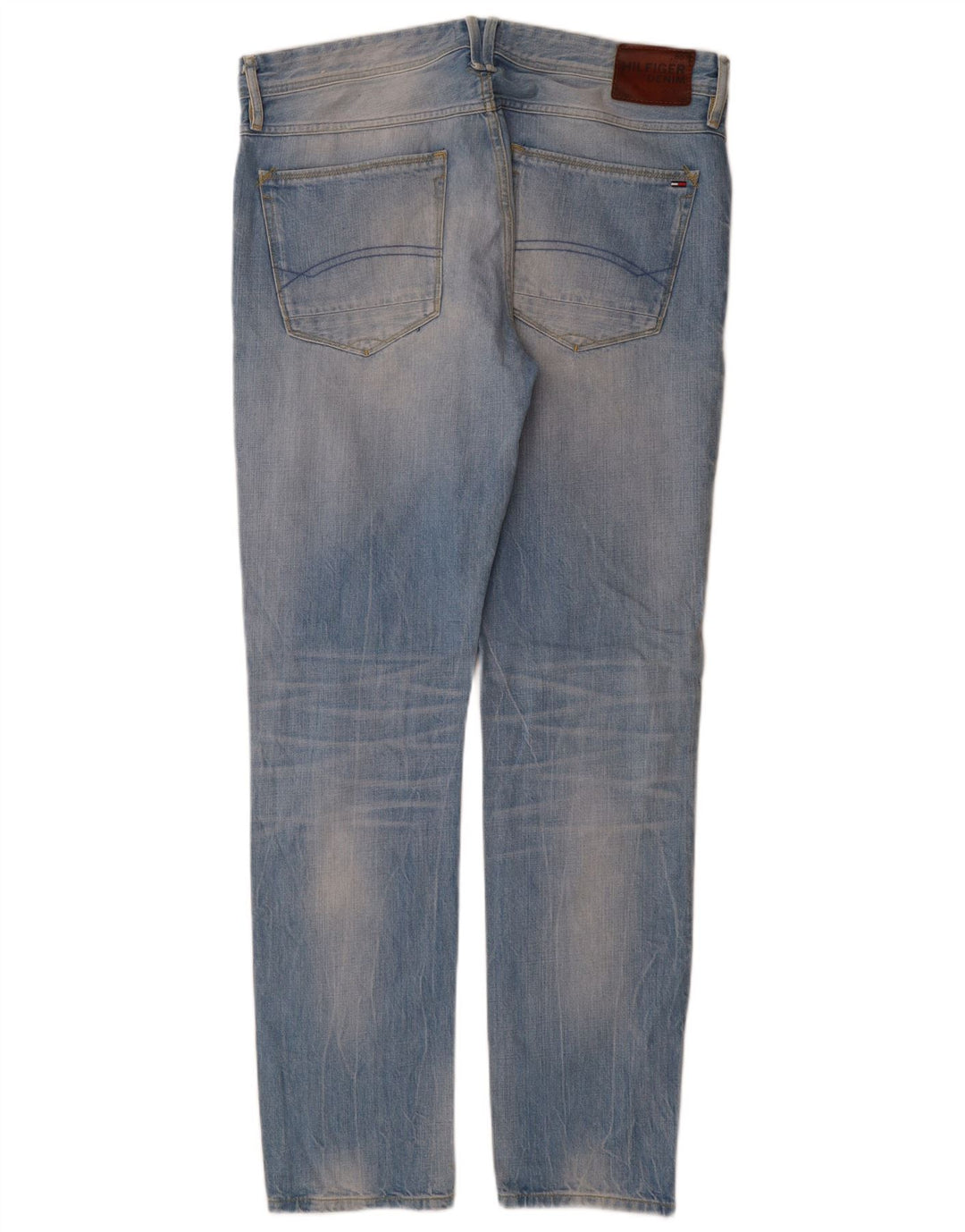 Tommy Hilfiger Mens Slim Jeans W36 L34 Blue Cotton