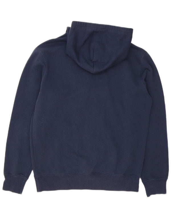 Champion Mens Hoodie Jumper Small Navy Blue Cotton
