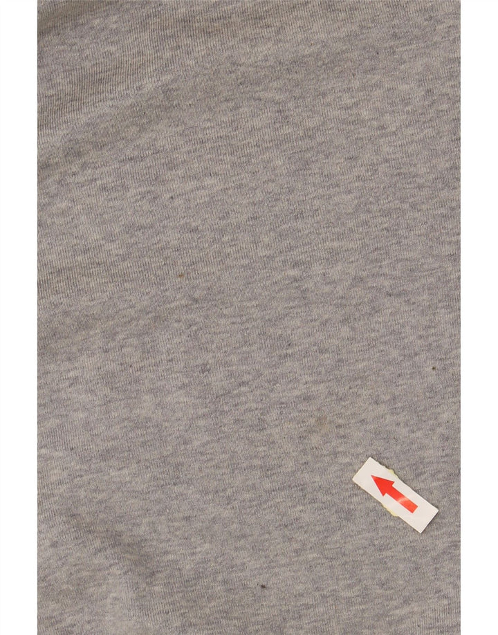 BENETTON Mens T-Shirt Top Medium Grey Colourblock