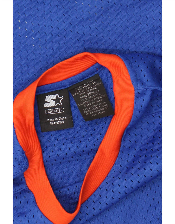 Starter Boys Vest Top 14-15 Years XL  Blue Polyester