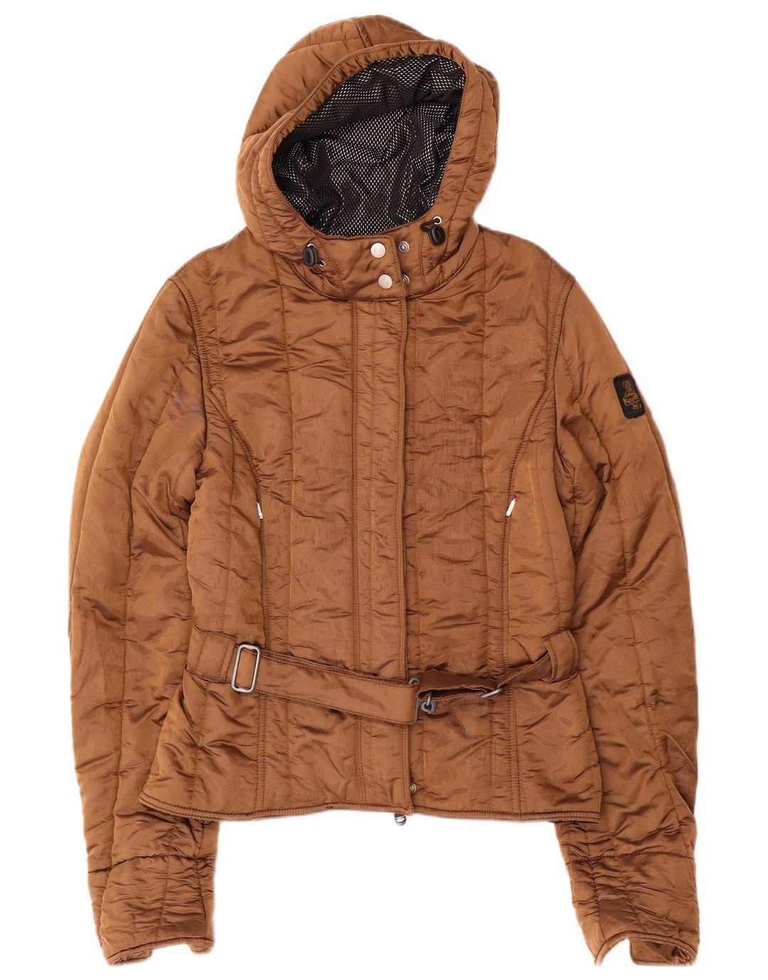 Refrigiwear Womens Cruz Hooded Windbreaker Jacket UK 20 2XL Brown Polyamide