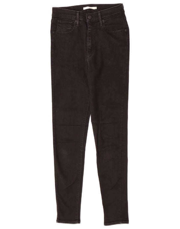 Levi's Womens Skinny Jeans W28 L30 Black Cotton
