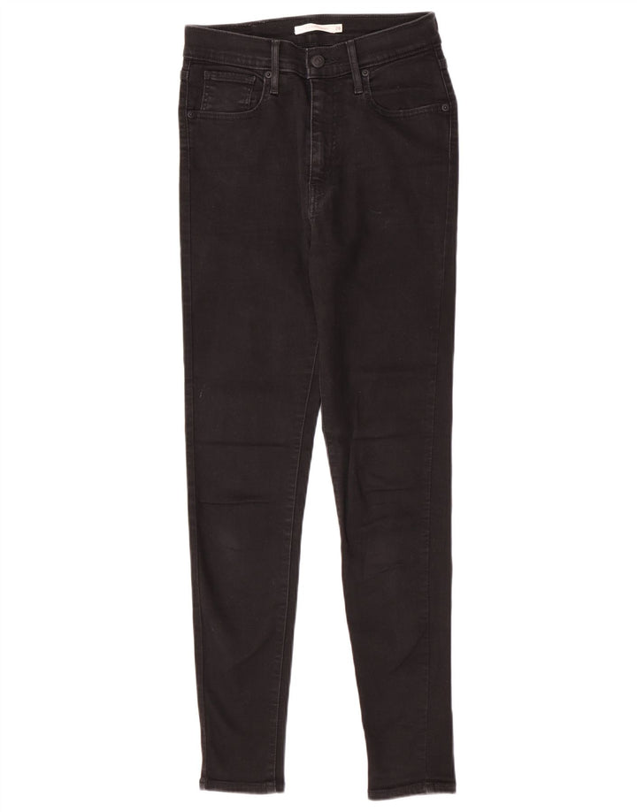 Levi's Womens Skinny Jeans W28 L30 Black Cotton