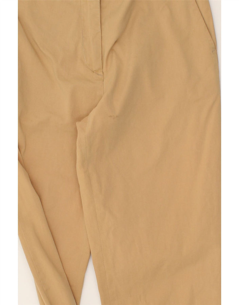 MARINA YACHTING Womens Casual Trousers IT 42 Medium W28 L28  Yellow Cotton | Vintage Marina Yachting | Thrift | Second-Hand Marina Yachting | Used Clothing | Messina Hembry 