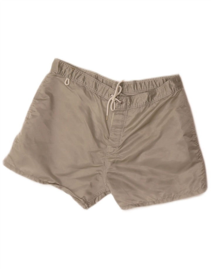 Sundek Mens Swimming Shorts Large  Grey Nylon