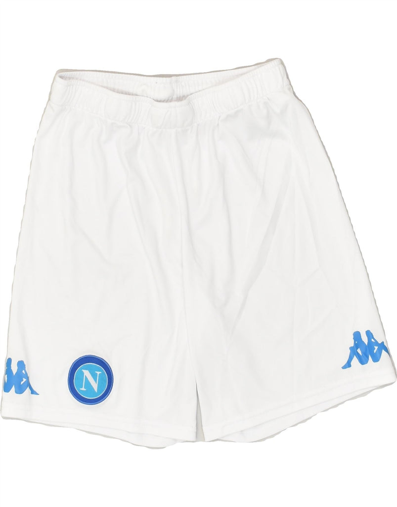 KAPPA Boys Sport Shorts 11-12 Years White Polyester | Vintage Kappa | Thrift | Second-Hand Kappa | Used Clothing | Messina Hembry 