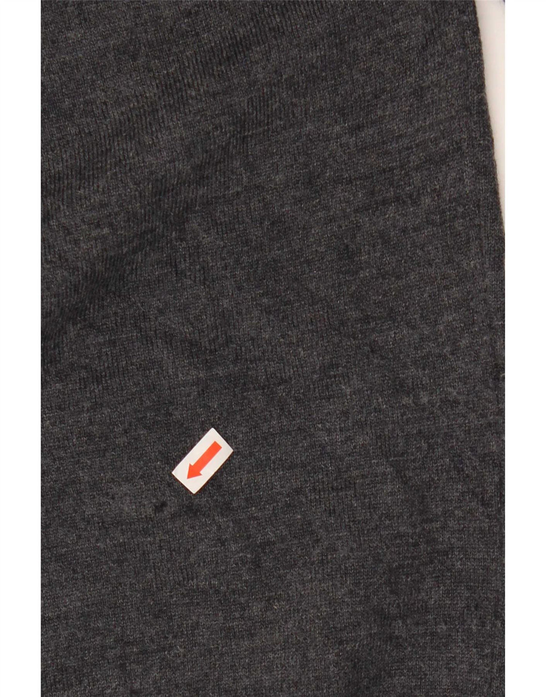 Zara Mens V-Neck Jumper Sweater XL Grey