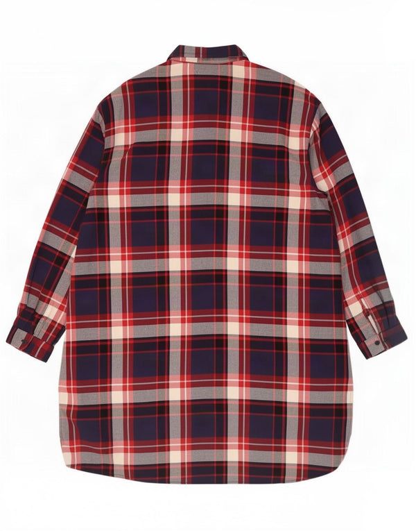 Zara Womens Shirt Dress UK 18 XL Multicoloured Check Modal