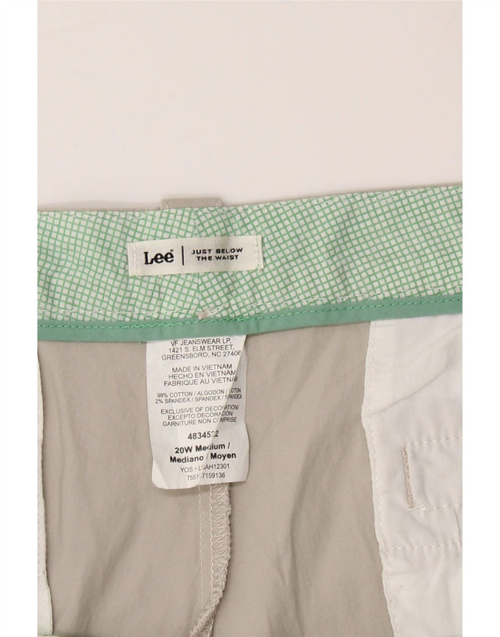 LEE Womens Casual Shorts US 20 3XL W40  Grey Cotton Vintage Lee and Second-Hand Lee from Messina Hembry 
