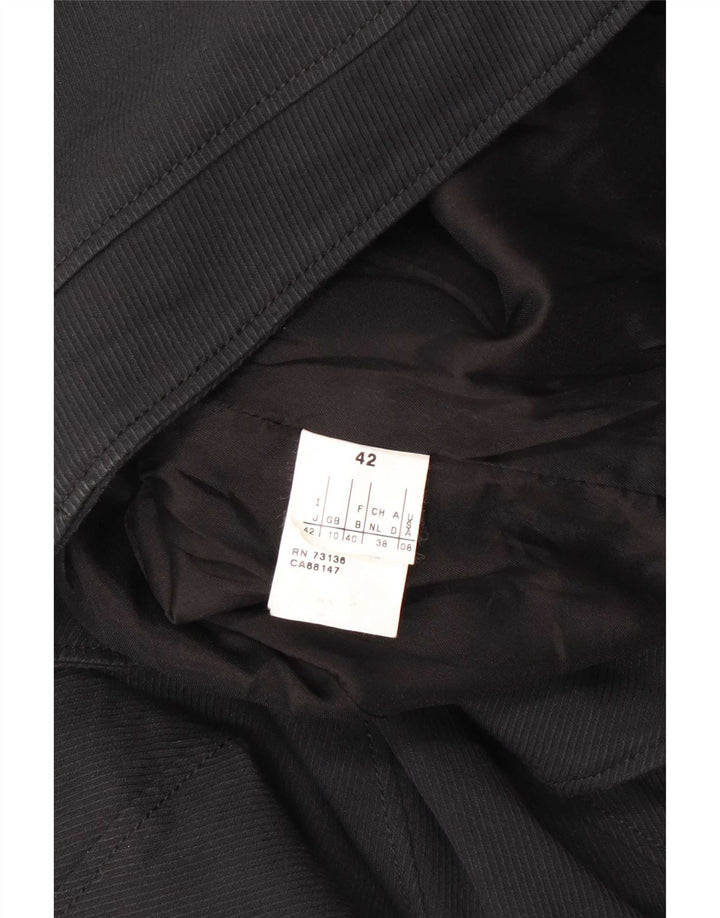 Max & Co. Womens Blazer Jacket UK 10 Small Black Cotton
