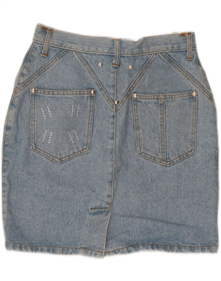 Jinglers Womens Mini Denim Skirt W28 Medium  Blue Cotton