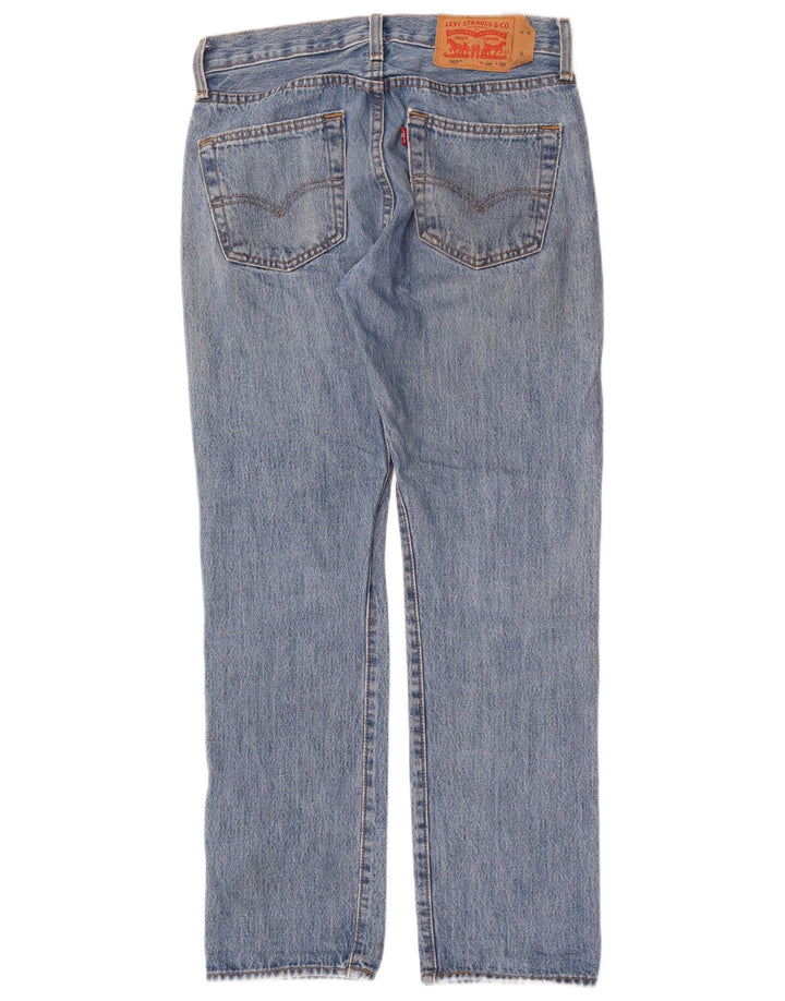 Levi's Mens 501 Straight Jeans W28 L30 Blue Cotton