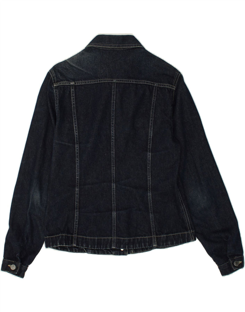 VINTAGE Womens Denim Jacket UK 18 XL Navy Blue Cotton | Vintage Vintage | Thrift | Second-Hand Vintage | Used Clothing | Messina Hembry 