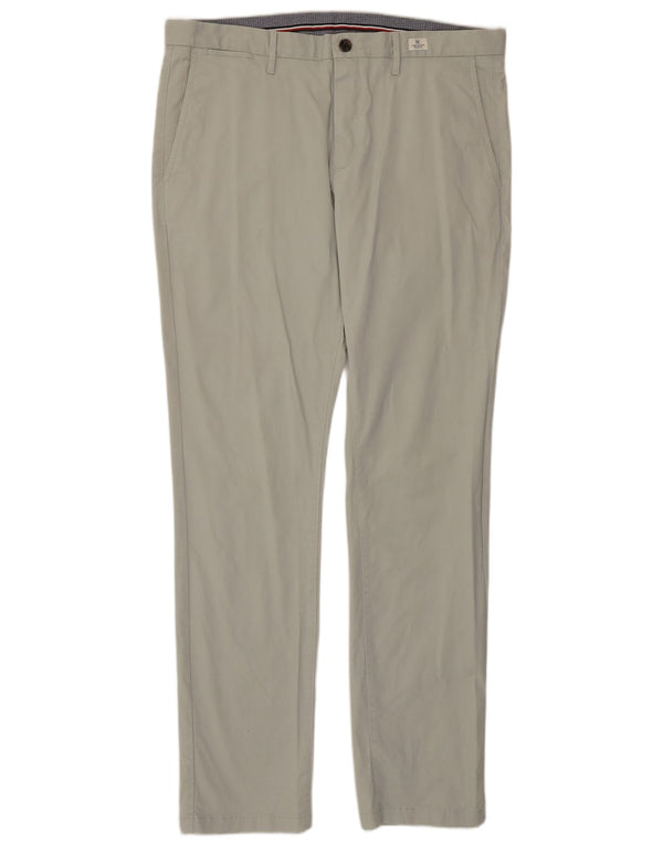 Tommy Hilfiger Mens Slim Fit Chino Trousers W38 L34 Blue Cotton