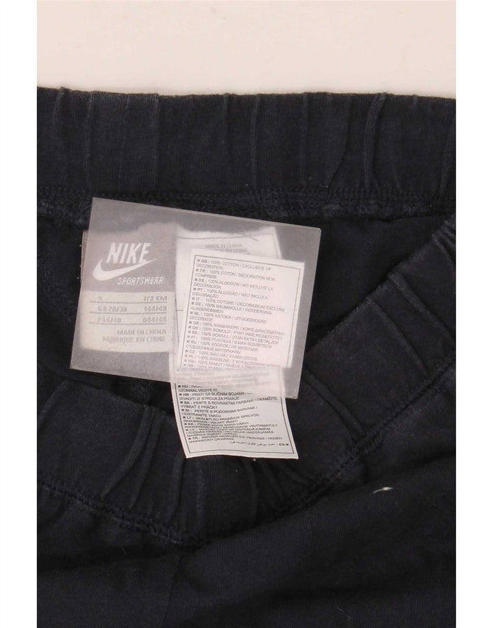 Nike Mens Tracksuit Trousers Small Navy Blue Cotton
