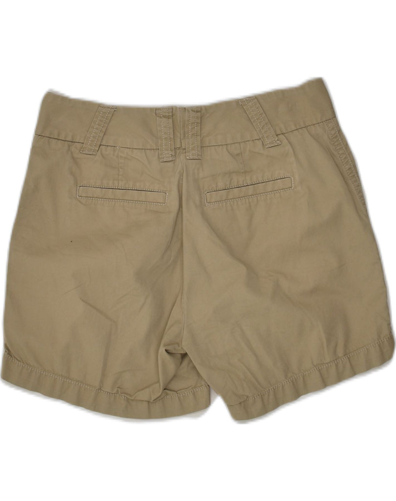 J. CREW Womens Classic Fit Chino Shorts US 0 XS W28 Beige Cotton | Vintage J. Crew | Thrift | Second-Hand J. Crew | Used Clothing | Messina Hembry 