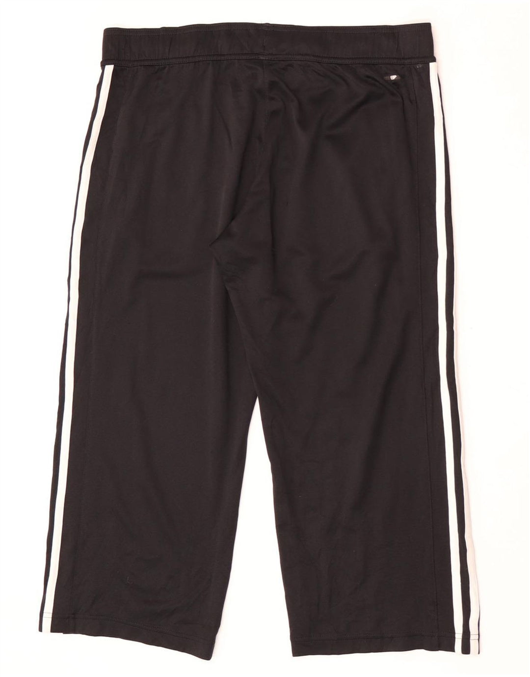 Adidas Womens Capri Tracksuit Trousers UK 14 Medium  Black Polyester