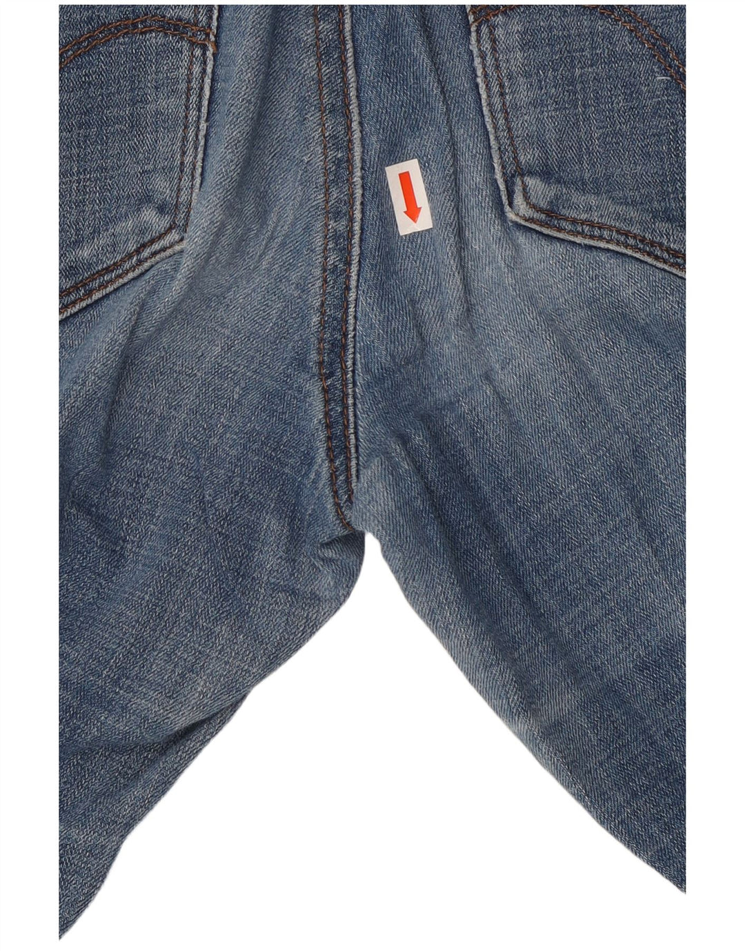 LEVI'S Womens Slimming Bootcut Jeans W26 L32 Blue Cotton