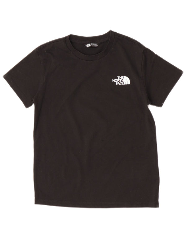 The North Face Boys T-Shirt Top 11-12 Years Large Black Cotton