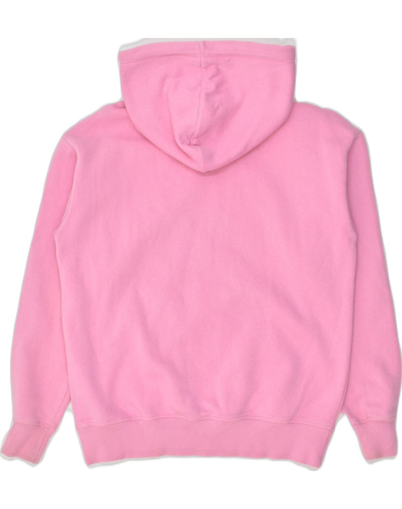 CHAMPION Womens Hoodie Jumper UK 10 Small Pink Cotton | Vintage Champion | Thrift | Second-Hand Champion | Used Clothing | Messina Hembry 