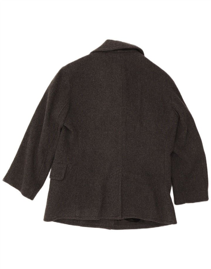 Polo Ralph Lauren Mens Pea Coat UK 40 Large Grey Wool