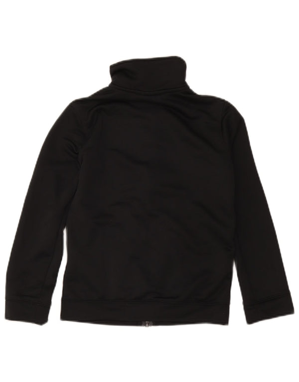 Nike Boys Tracksuit Top Jacket 8-9 Years Small Black Polyester