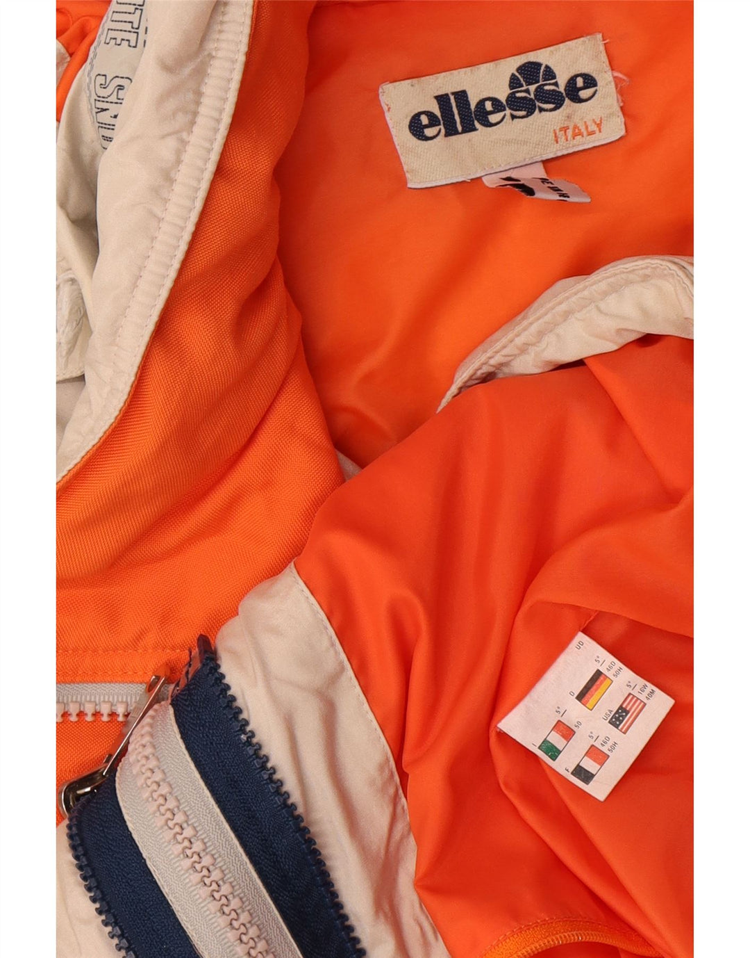Ellesse Mens Gore-Tex Hooded Oversized Ski Jacket IT 50 Medium Beige Sports